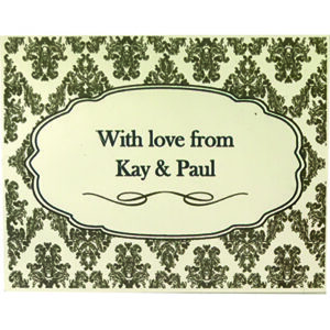 Foil gift label 248