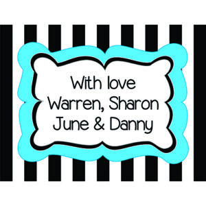 Gift label 437