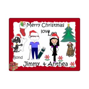 H Frame 7 Christmas Family