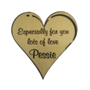 Gold Foil Hearts