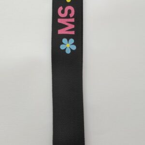 Luggage strap initials (name) + flowers
