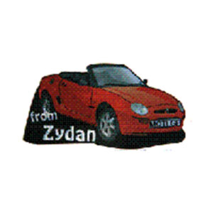 Red Porche on Foil